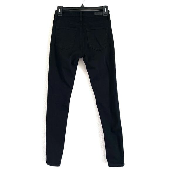 AG The Farrah High Waist Ankle Skinny Jeans Black - Picture 3 of 14